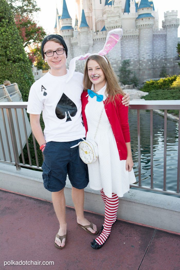 White Rabbit and Playing Card Alice in Wonderland Costume ideas