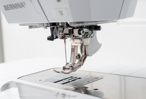 standard sewing machine foot on bernina machine