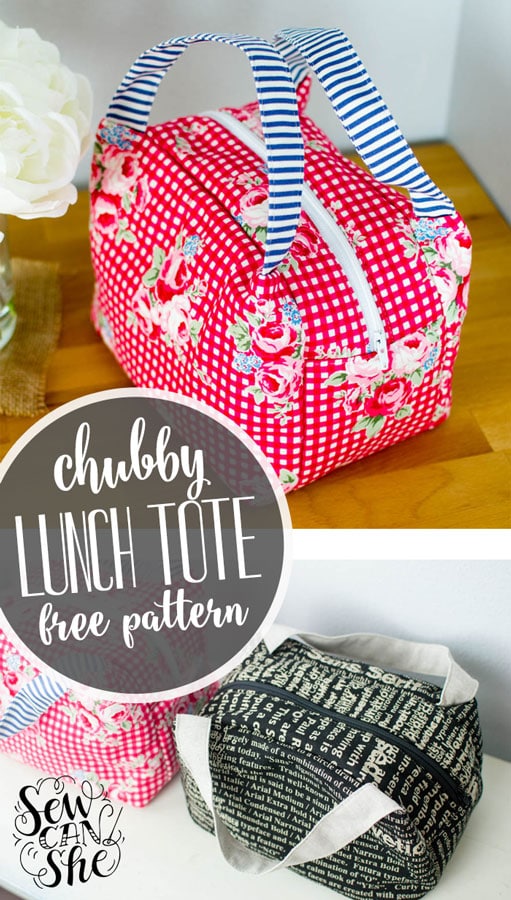 Chubby Lunch Tote Sewing Pattern