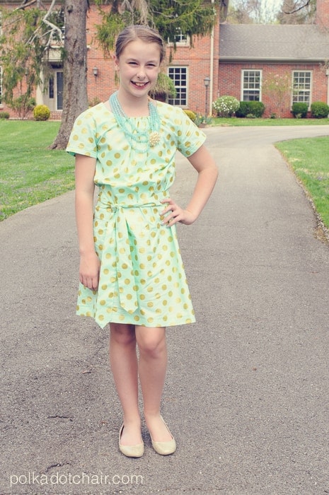 Easter Dress made from McCall's 6882 