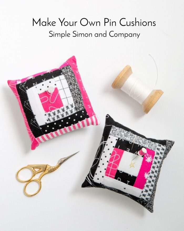 Learn how to make quilt block pin cushions