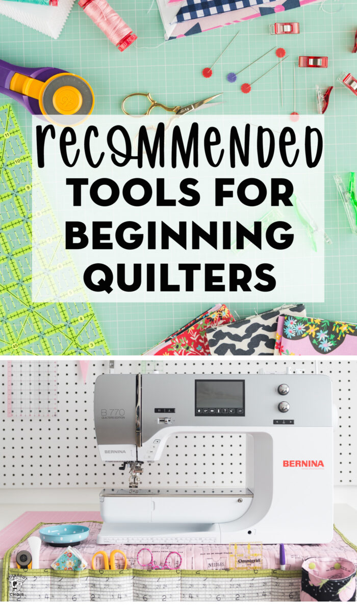 Recommended tools for beginning quilters. Just learning how to quilt and wondering where to start? Here are a bunch of supplies we recommend you start with. 